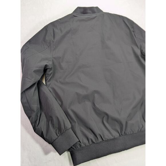 Outdoor Jacket Black Bomber Jack w/Quilted Lining by MagcoMsen Size M - Picture 12 of 13